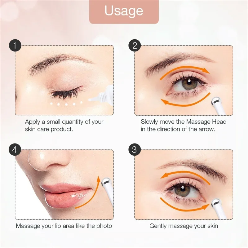 ไอออนไฟฟ้า Infusion Eye Care ลบความหมองคล้ํา Eye กระเป๋าลดนวดผ่อนคลายนวดตา Anti Aging Beauty Care Instrument