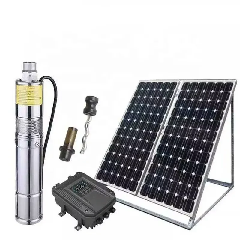 Complete Kit Stainless Steel Deep Well Submersible Solar Water Pump for Agricultural Irrigation