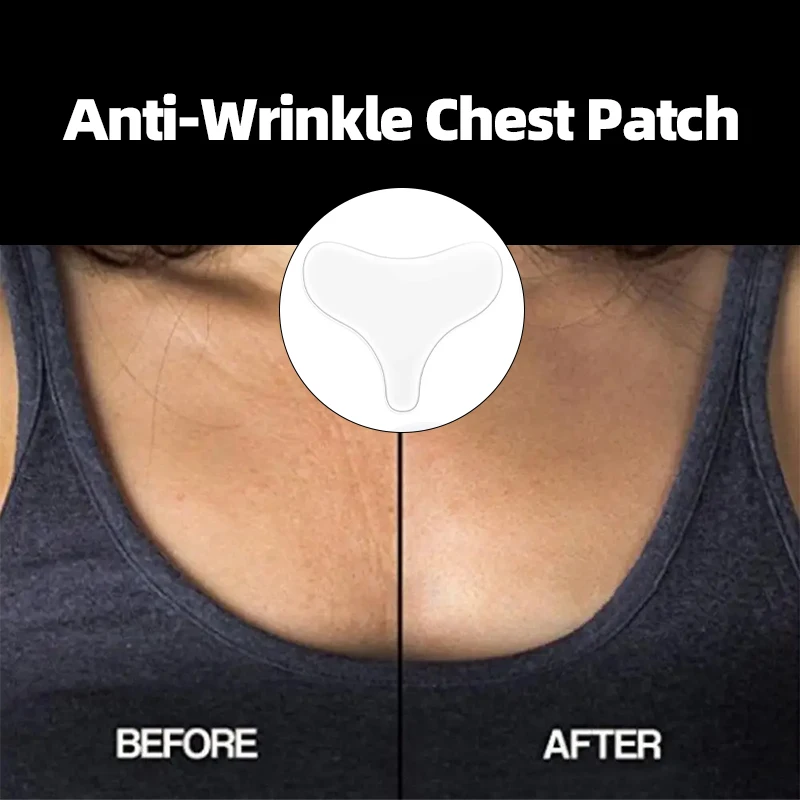 

Anti Wrinkle Chest Patch Skin Care Breast Lifting Anti Aging Wrinkle Removal Sticker Transparent Silicone Reusable T Pad