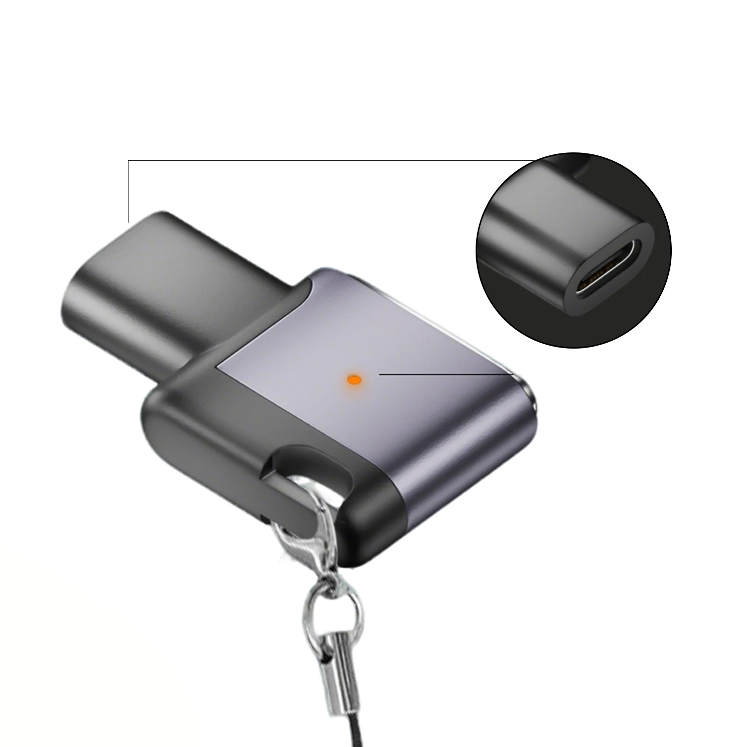 100W Type-C to MagSafe 3 Magnetic Fast Charging Adapter For MacBook Air / Pro M1, M2, M3, M4, M5