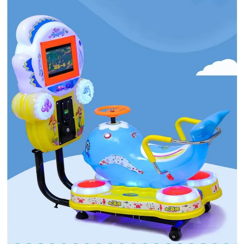 Kiddy Coin Operated MP5 Screen Rocking Car Children'S Kiddie Swing Rides Game Machine