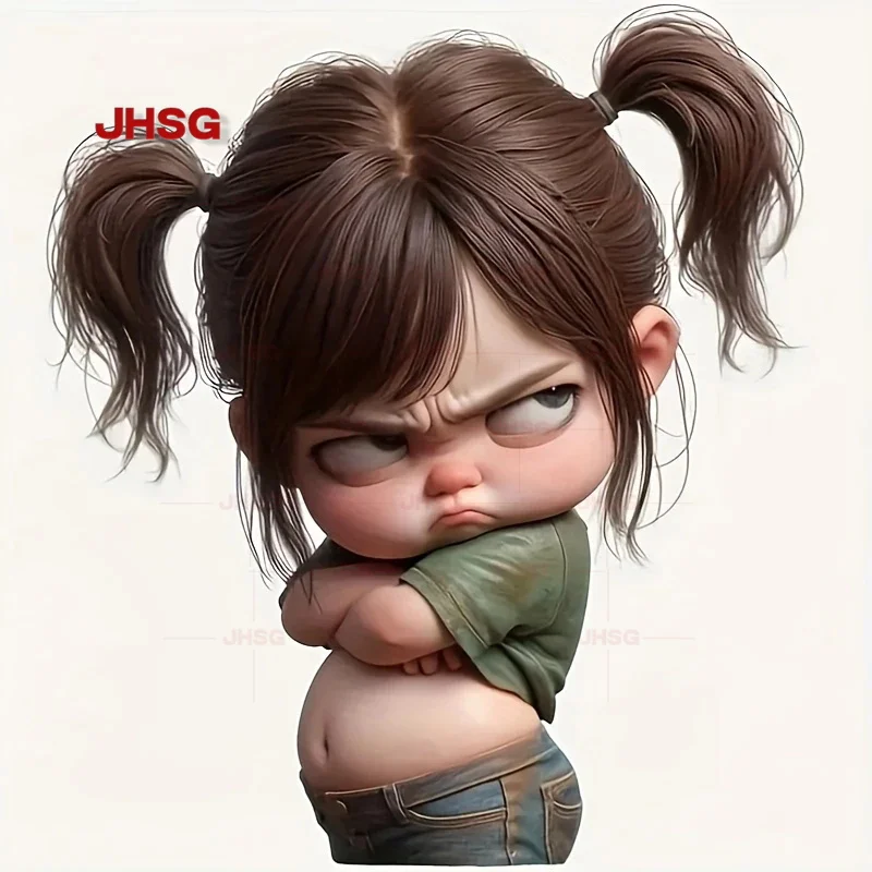

Angry Girl Car Stickers Anti Scratch Self Adhesive Paper, Used for Cars, Laptops, Motorcycles, Motorhomes