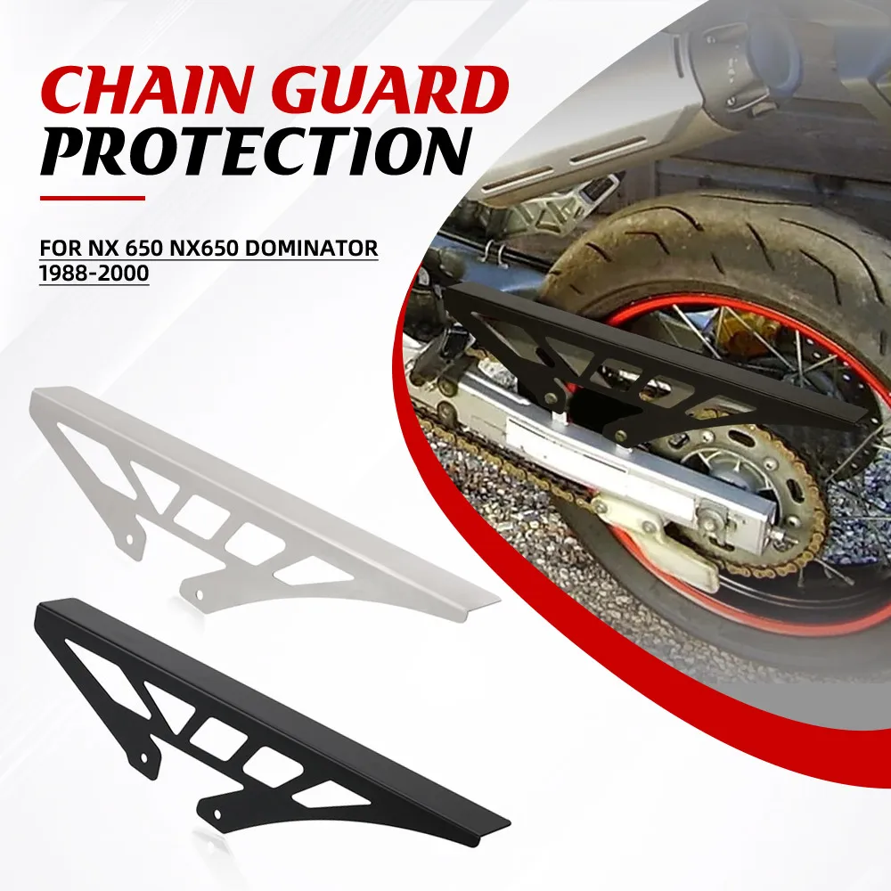 FMX650 SLR650 For Honda NX 650 NX650 Dominator 1988-2000 1999 1998 1997 1996 1995 Motorcycle Rear Chain Guard Cover Protector