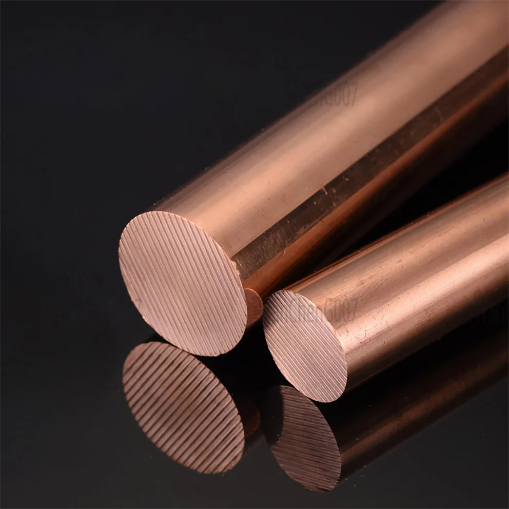 1Pcs Copper Rod Of Various Sizes Red Metal Diameter Copper Round Bar Metal Processing High Purity Copper Rod Length 150mm Copper