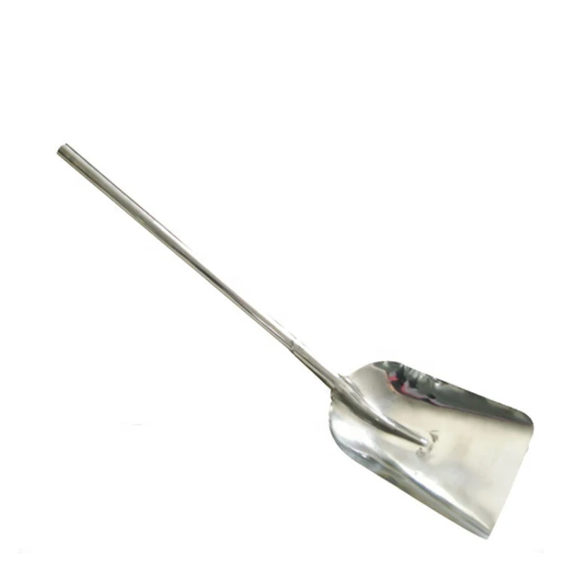 304stainless Steel Shovel 304# Non Magnetic Food Spade with SS handle polishing