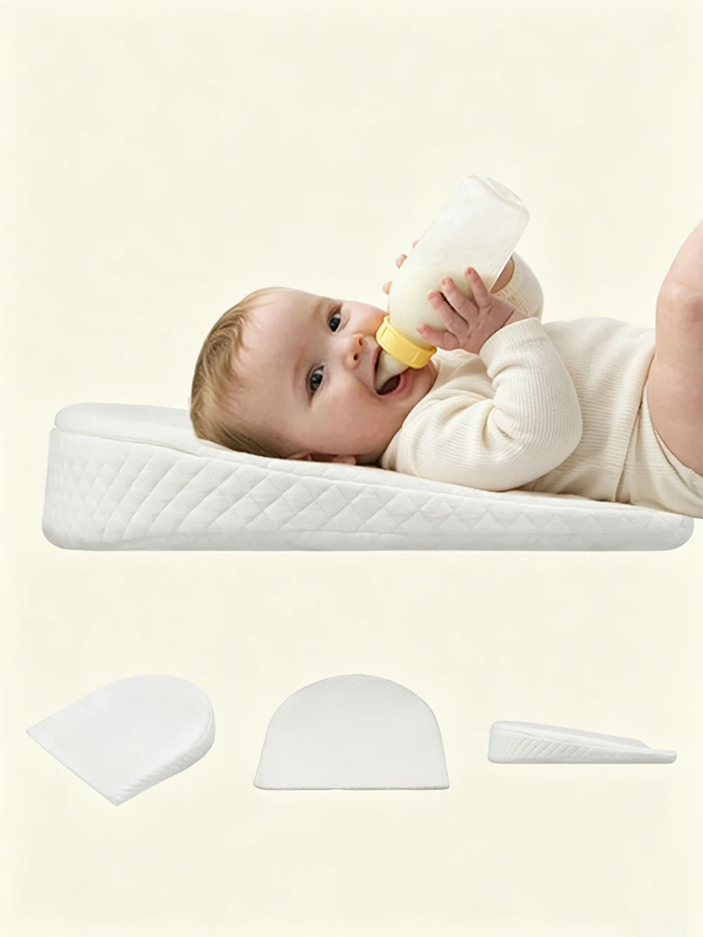 Baby Bequemes Slope-Kissen Anti Refulx Anti-Spuck-Milch zum Schlafen Kinder schützen den Hals Halswirbelsäule – Detail 3