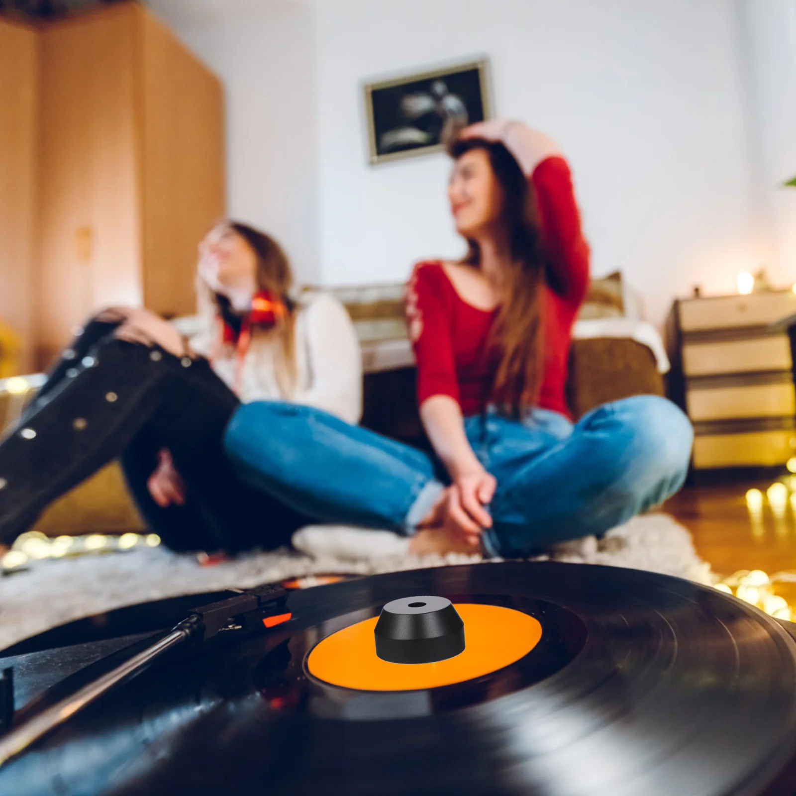 

45 Adapter Aluminum Vinyl Record Dome Replacement for Turntable Platters Improve Sound Quality Reduce Vibration Durable 7 Inch