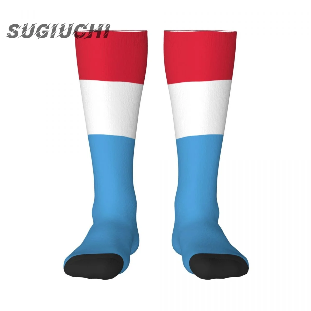 Luxembourg Flag Polyester 3D Printed Socks For Men Women Casual High Quality Kawaii Socks Street Skateboard Socks