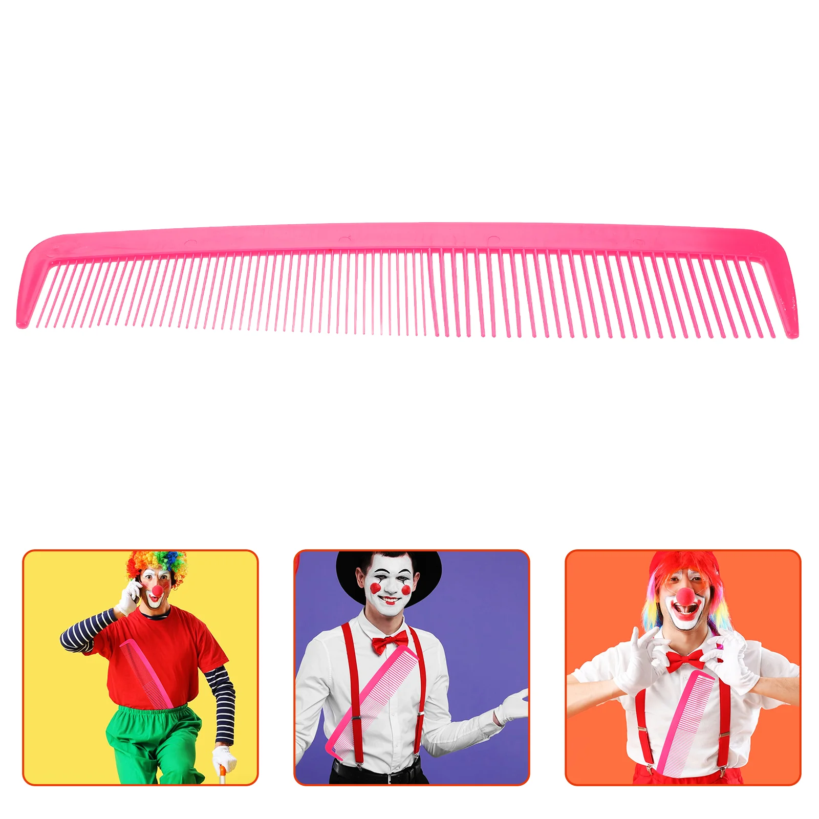 

Hair Clips Clown Comb Photograph Prop Big Hairpin Cosplay Accessories Rosy Decorative Prank Party Supplies Huge Baby