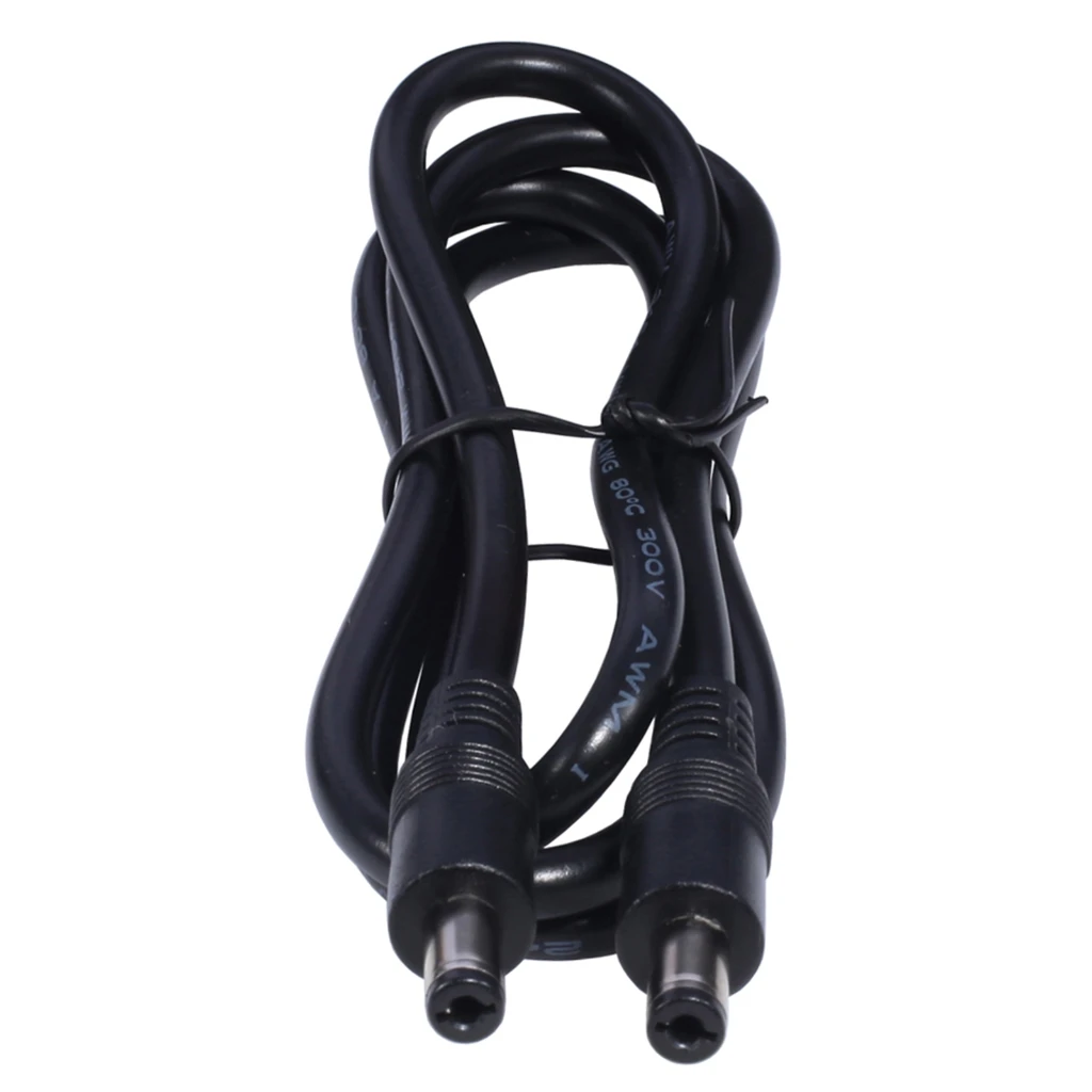 

DC Power Plug Cable 5.5 x 2.1mm Male to 5.5x2.1mm Male Adapter Connector Wire Power Extension Cord for Monitors Routers