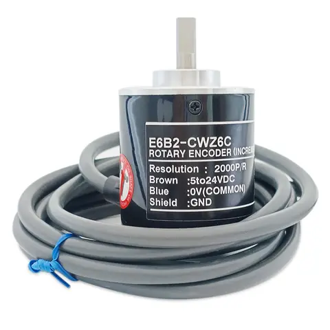40MM OD E6B2-CWZ6C CWZ1X CWZ5B CWZ5G CWZ3E DC5-24V Magneto Electric Incremental Rotary Encoder 1000 1024PR 1200PR 10~5000PPR