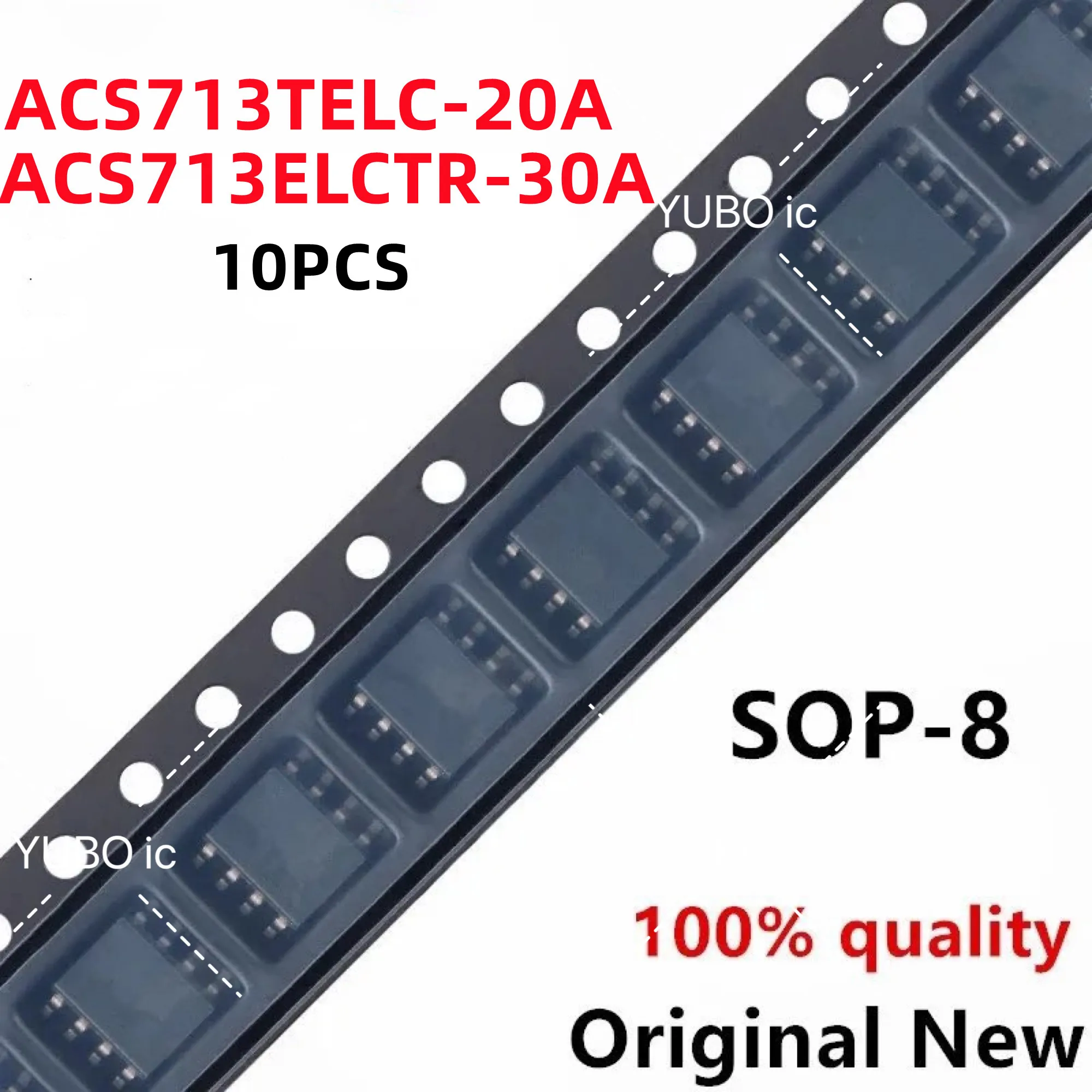 (10piece)100% New ACS713TELC-20A ACS713ELCTR-30A ACS713TELC ACS713T ACS713 SOP-8 Chipset