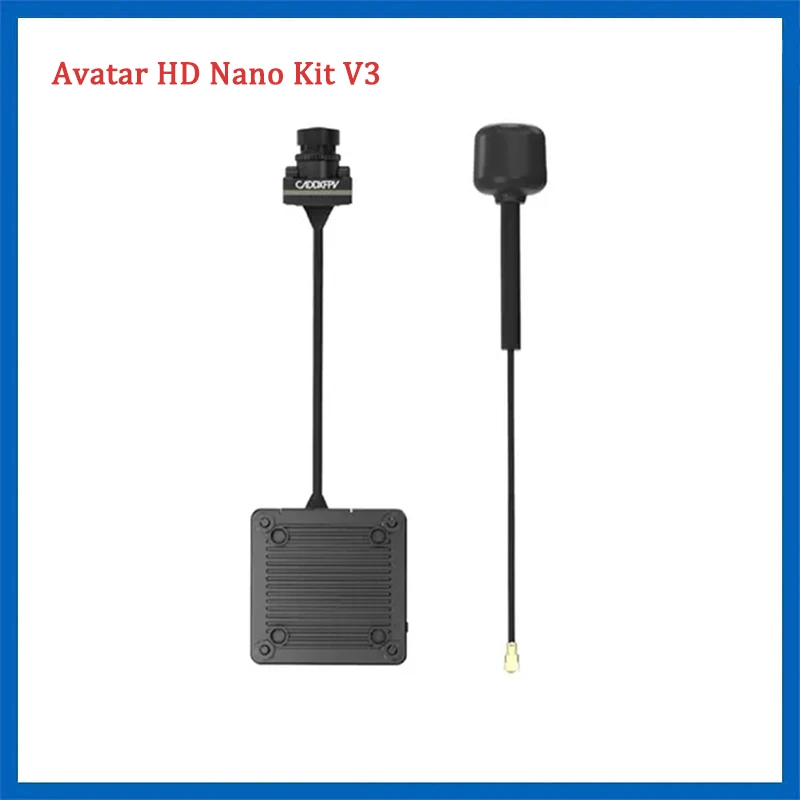 Caddx Walksnail Avatar HD Nano Kit V3 (with 14cm cable) 1080P/60fps 4:3 native sensor 32G memory 500mW