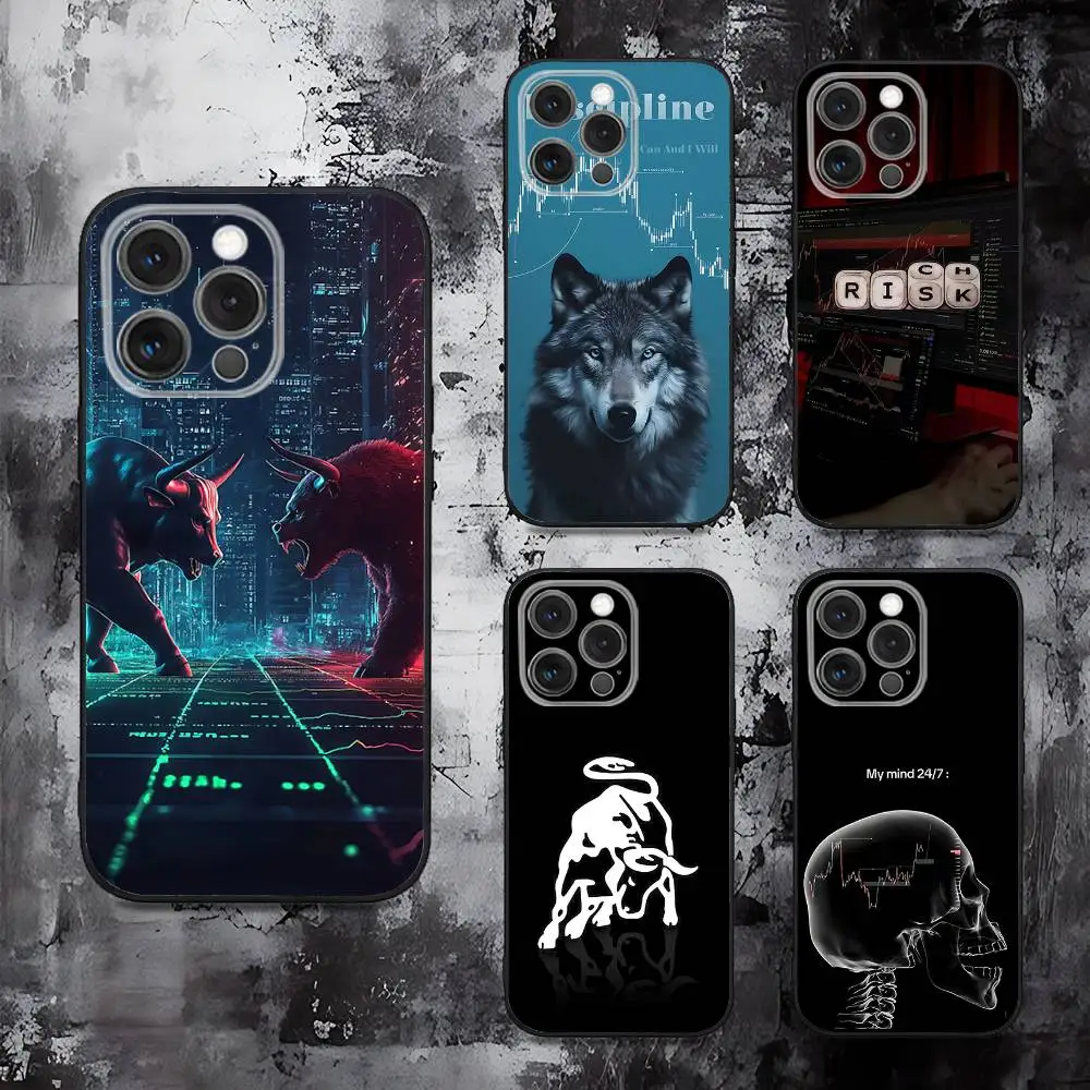 

Trader Trading Day Trader Phone Case For iPhone 16,15,14,13,12,11,Pro,Max,Plus,X,XS,SE,E,Mini,Soft Silicone Black Case