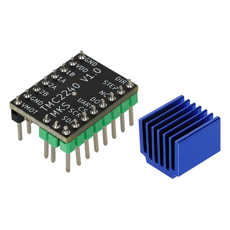 TMC2240 3D Printer Parts Stepper Motor Driver Stepper Driver Module With Heat Sink For 3D Printer Controller Mother Boards