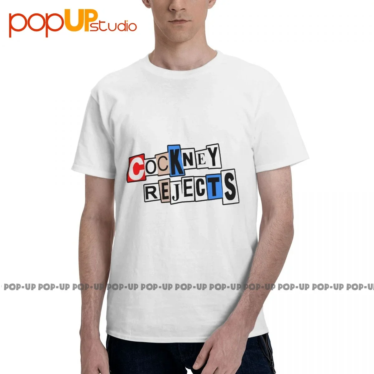 Pop Cockney Rejects Logo T-shirt Tee Trend Harajuku Shirt Hot Deals