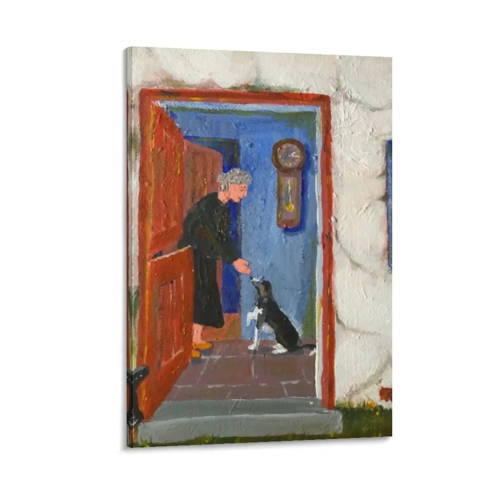 

The Clock Canvas Painting home and decoration posters for room decoration for the room