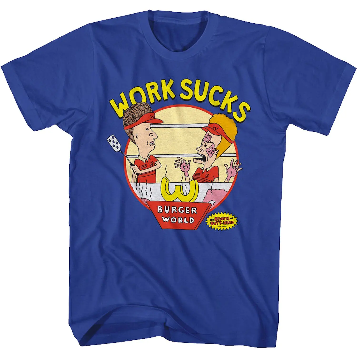 1993 Animiertes Beavis and Butt-head T-Shirt Baumwolle Grafik-Shirt Herren Damen Sommer Streetwear Top – Detail 3