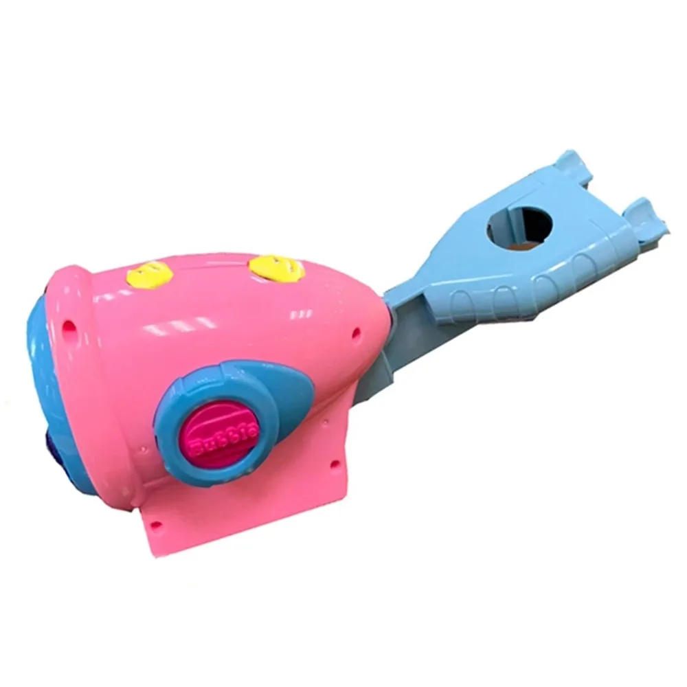 Multifunctional Bicycle Bubble Machine with Clip Night Light Automatic Bubble Maker Glowing Lightweight Electric Bubble Machine