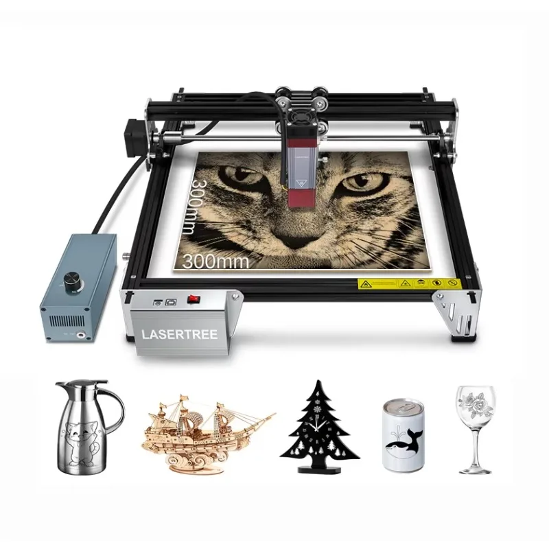 [Best-selling]  To US Portable 10W 3030 CNC Beam Engraver With Air Assist DIY Diode Beam Engraving And Cutting Machi