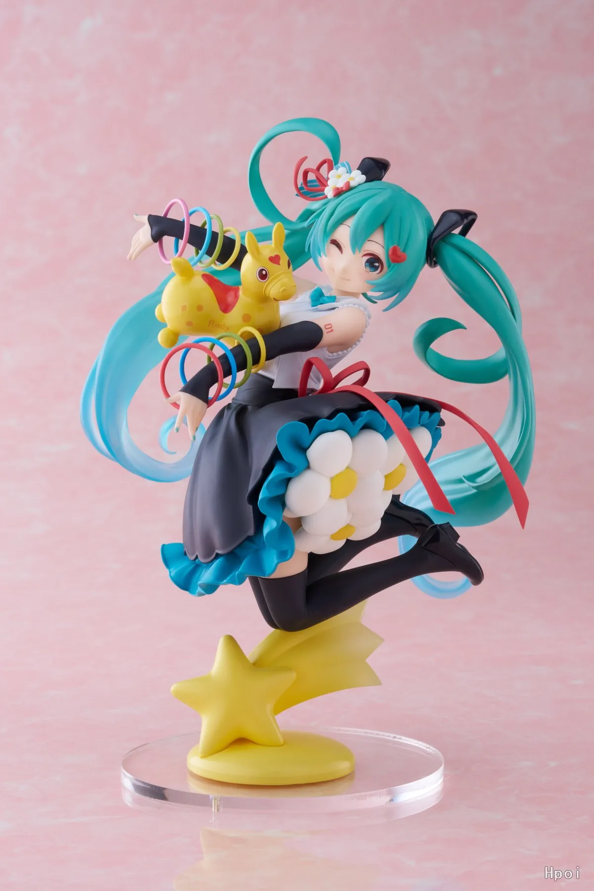 19 ซม.BANDAI Hatsune Miku รูป Co-branded Rody Piapro ตัวละครศิลปิน Master ชิ้นฉากของเล่นตุ๊กตารูป Action PVC