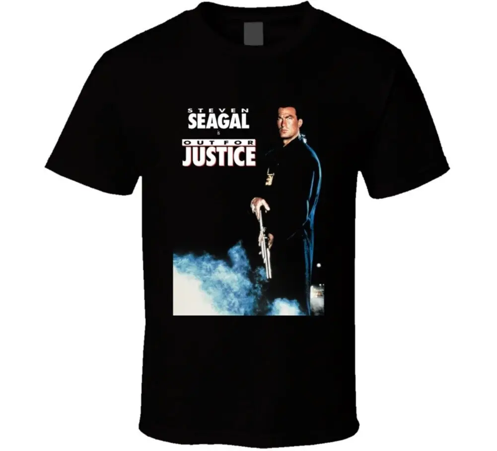 Out For Justice Steven Segal Retro Action Movie T Shirt