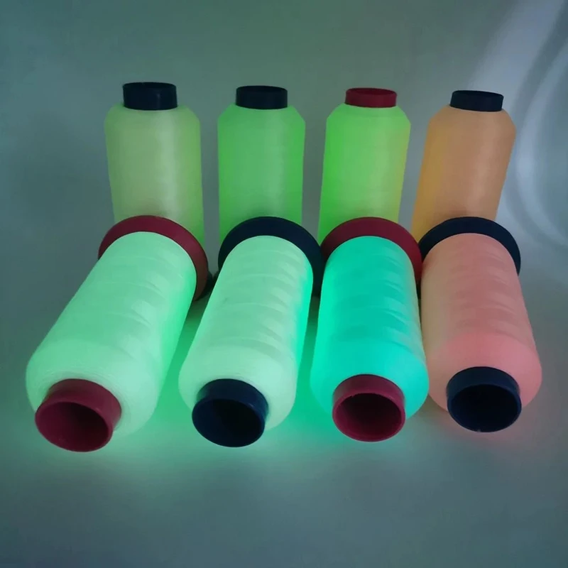 1000 yard/Roll Luminous Embroidery Thread Glow in the Dark Sewing Threads DIY Cross Stitch Yarn Line Home Needlework Materials