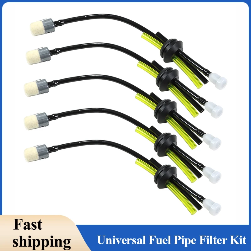 

Universal Fuel Pipe Filter Kit Grass Trimmer Part For Brush Cutter Strimmer Lawn Mower Primers Fuel Hose For Garden Tool Parts