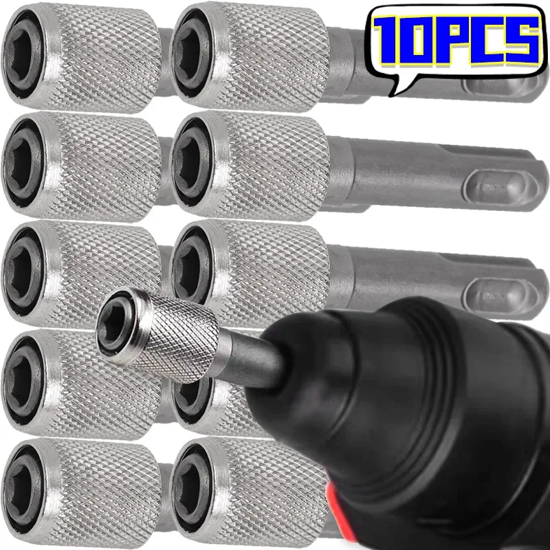 Convert To Hex Shank Adapter Hexagonal Converter Electric Hammer Conversion Connecting Rod Sleeve Screwdriver Bit Holder Tools