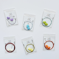 Lotus Yarns Interchangeable Swivel Nylon Cables Rope Matching Needle Tips Useful Needle Cords Weaving Tool Accessories
