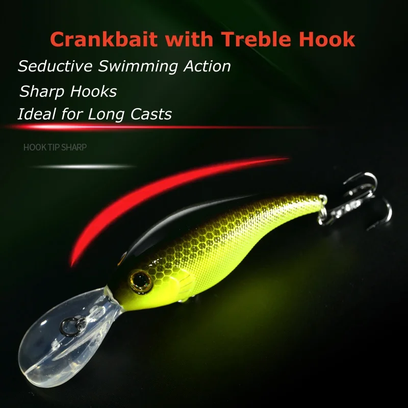 13g 94mm Swimbait Crankbait Floating Hard Wobbler Bait Lifelike Trolling Minnow VIB Treble Hooks Lip Wholesale Stock Clearance