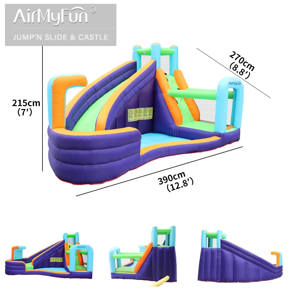 hot sale cool large water slide jumping commercial bouncy house bounce castle inflatable for kids