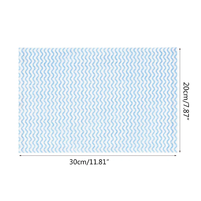 50 miếng cuộn khăn lau bát đĩa Khăn vải dùng một lần Dụng cụ vệ sinh nhà bếp
