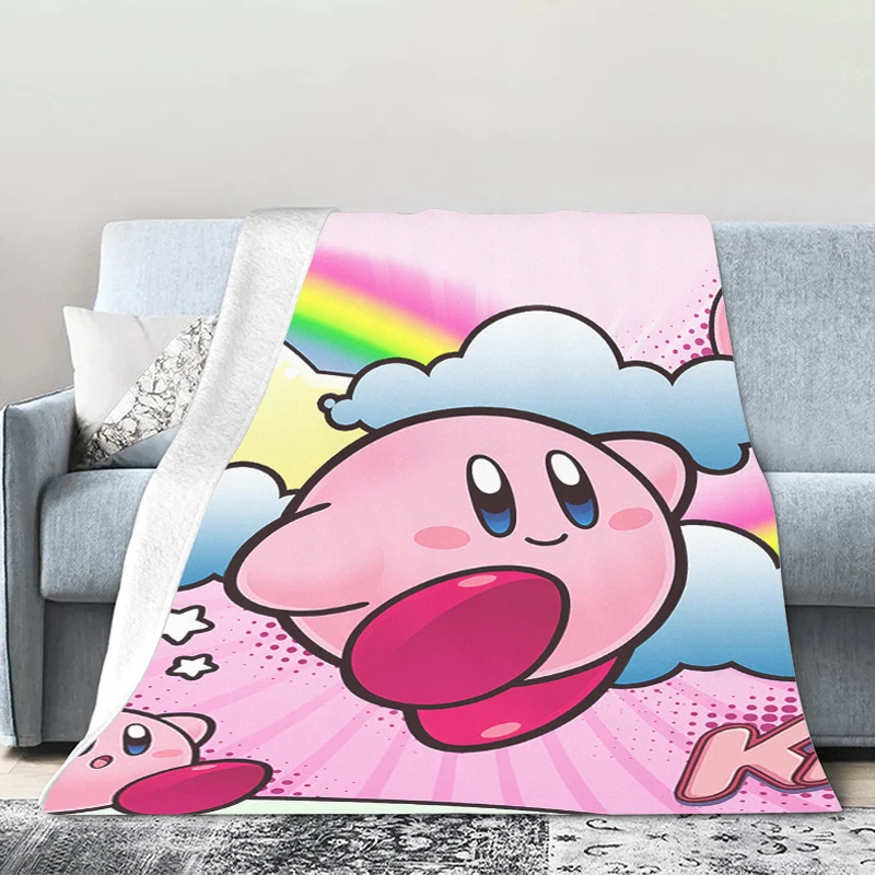 Fleece Blanket Sofa Winter Warm D-Kirbys Microfiber Bedding Bed Camping Custom Decorative Nap King Size Fluffy Soft Blankets