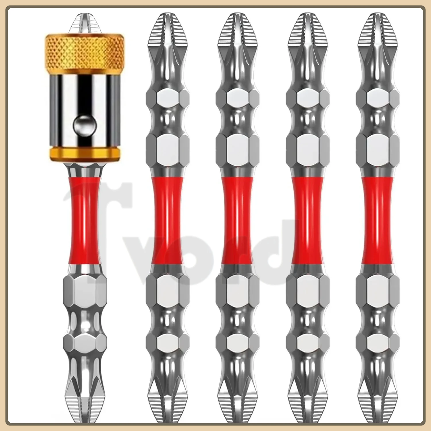 1/5/10PCS PH2 Magnetic Screwdriver Bits 1/4 Inch Hex Shank 65mm 100mm Multiple Sizes Electric Drill Bit Screw Bit Tool