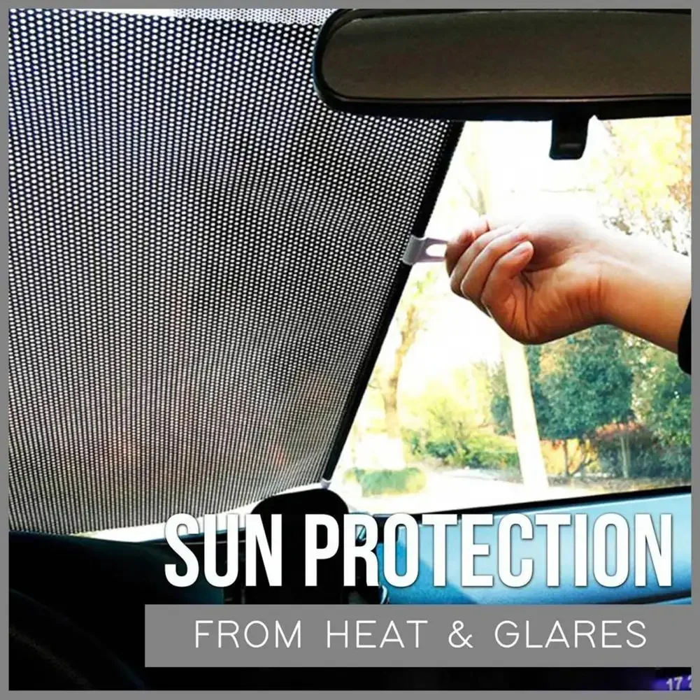 Car Retractable Sunshade Curtain Sunshade And Heat-insulating Side Window Curtains Curtains For Sunshade Blocking amabilis Tools