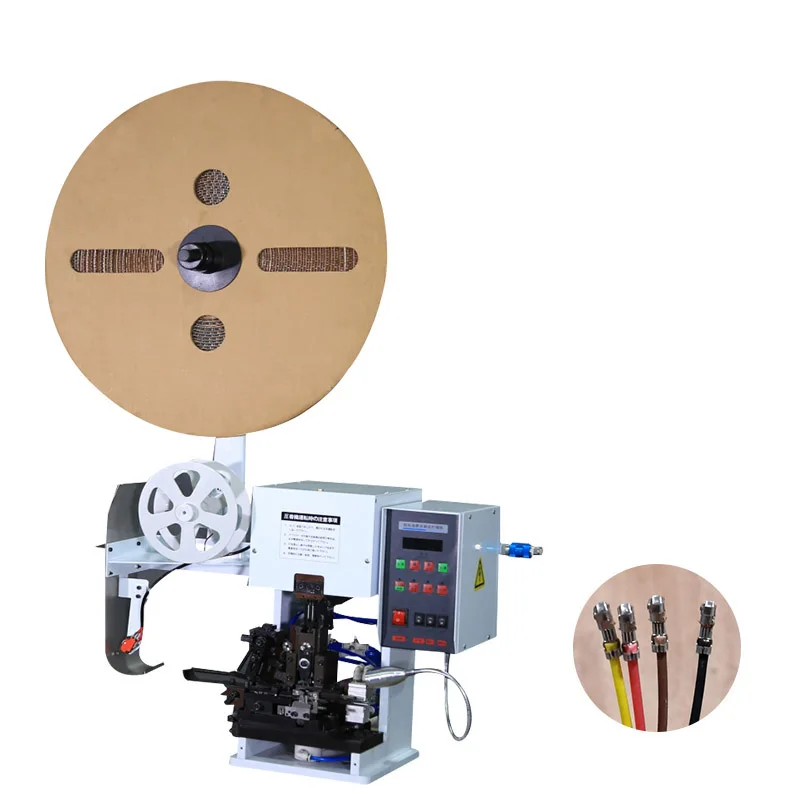 

Electronic Single Wire, Multi Core Flat Cables Strip And Terminals Taping Machine Earphone Factory Cables Maker Machine