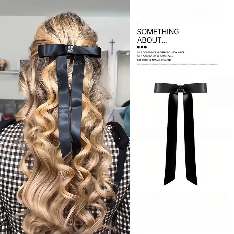 

Metal Bow Magnetic Hair Clip, Elegant Ribbon Bow Design Barrettes for Women, Fashion Styling Accessories for Daily Hairstyle