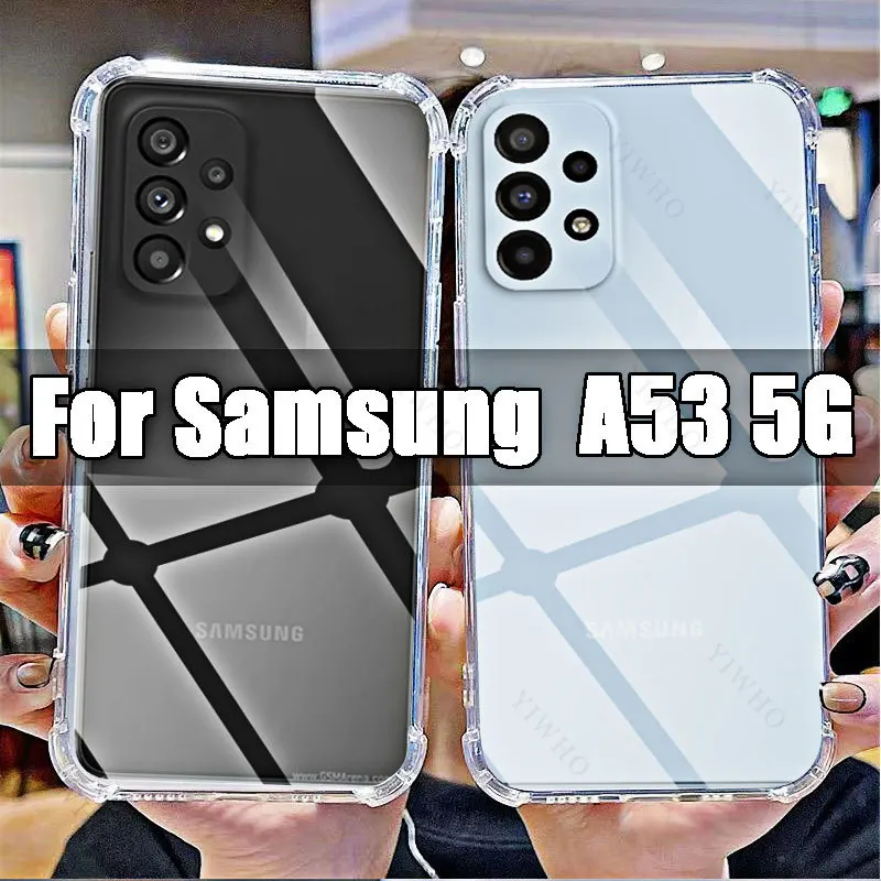 Soft Silicone Shockproof Case for Samsung Galaxy A53 5G HD Transparent for Sumsung A53 5g 6.5