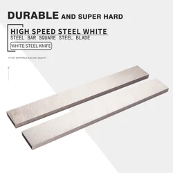 HSS High Speed Steel Turning Tools White Steel Knife White Steel Bar Blade Length 200mm Square inserts CNC Lathe Machining tools