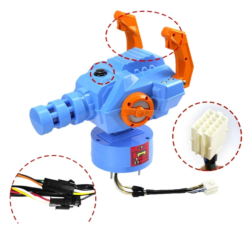 New Gatling General Machine Gun for Gatling Gun Bullet Rain Arcade Game Children Coin Operated Arcade Accessory