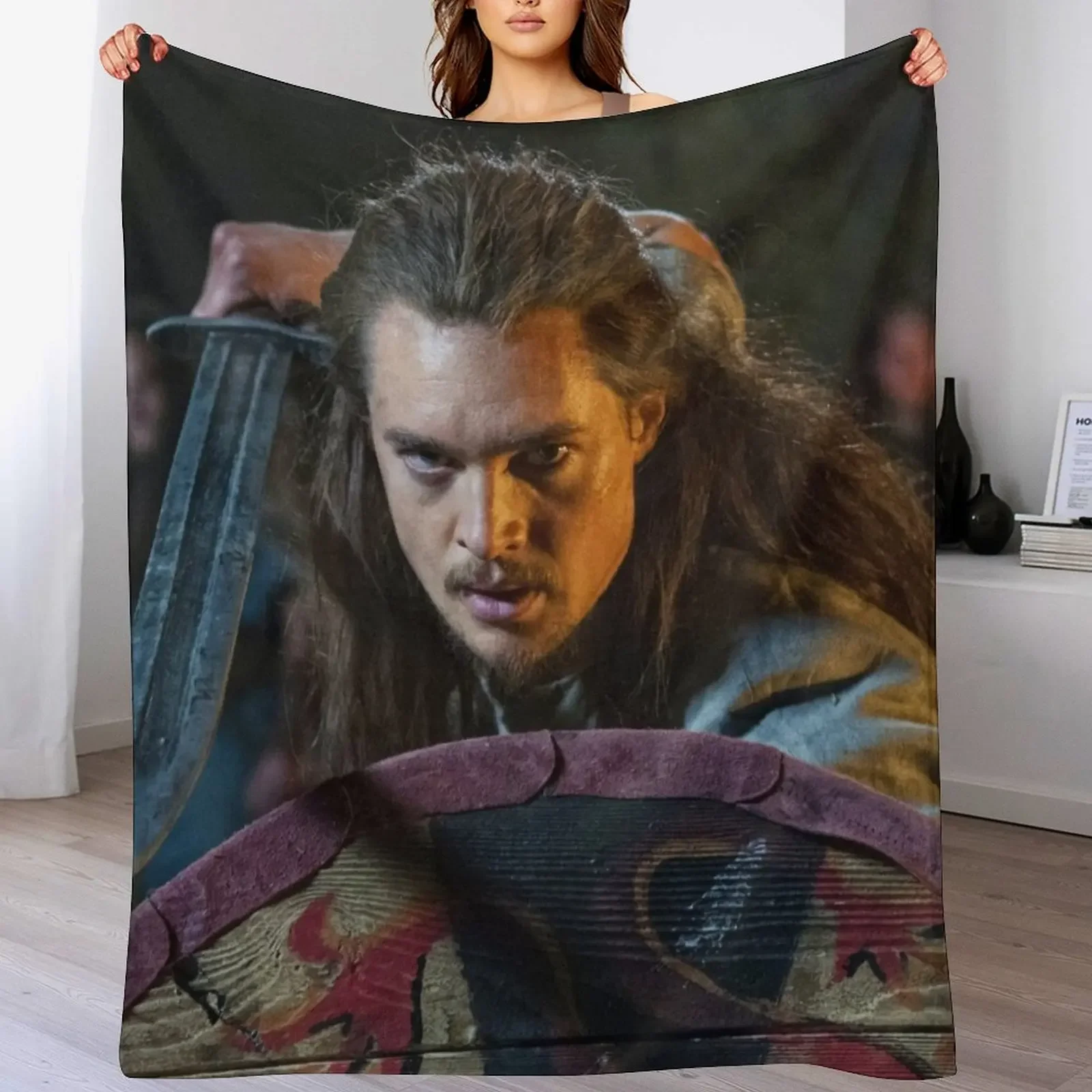Uhtred of The Last Kingdom Throw Blanket Cozy Sofa Blanket for TV Watching Napping