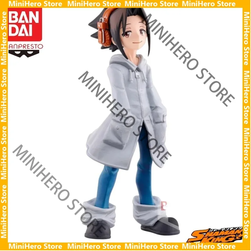 

В наличии Оригинальная коллекционная фигурка Bandai Banpresto Shaman King Yoh Asakura Vol 3 из ПВХ, масштаб 1/8