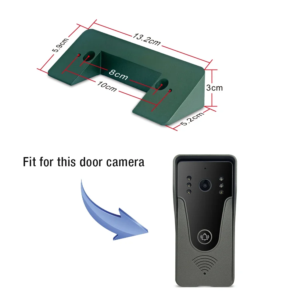 Accessoires d\'interphone visuel: bloc de direction de sonnette dédié, carte SD, adaptateur secteur, etc.