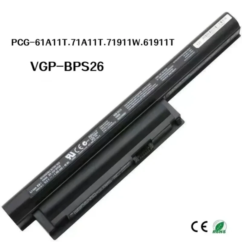 

100% оригинал 5300 мАч для Sony VGP-BPS26 BPL26 CA26EC EG38 PCG-61A11T PCG-71A11T PCG-71911W PCG-61911T Аккумулятор для ноутбука