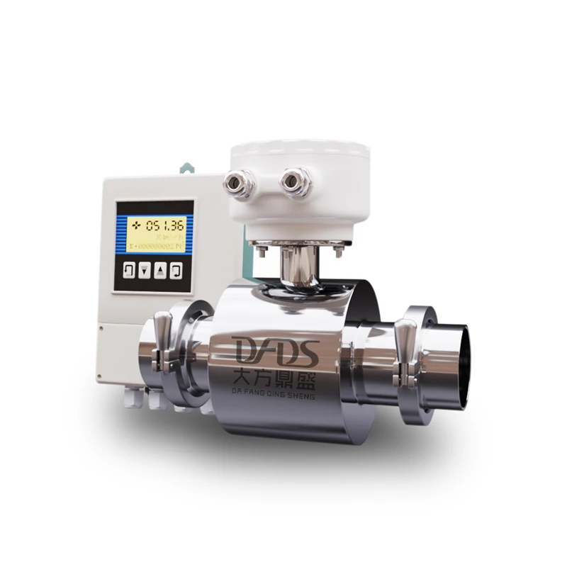 TLF SS316 RS485 المشبك عن بعد على أنبوب سائل صالح للأكل الخمور Cider الخل تدفق المياه المعدنية متر للمشروبات الغازية