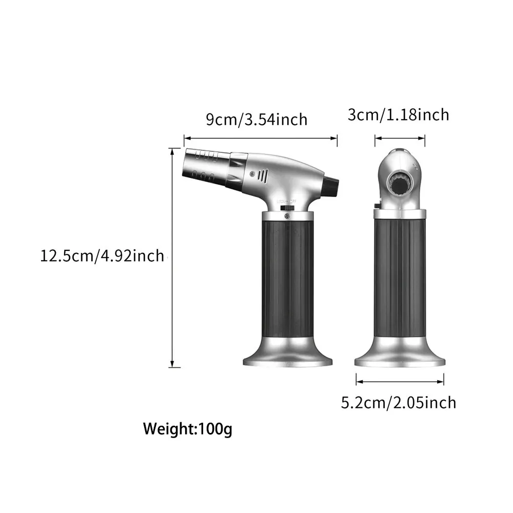 Antorcha de etano de Metal multifuncional para barbacoa al aire libre, encendedor de cocina para hornear, pistola culinaria para cocinar barbacoa de