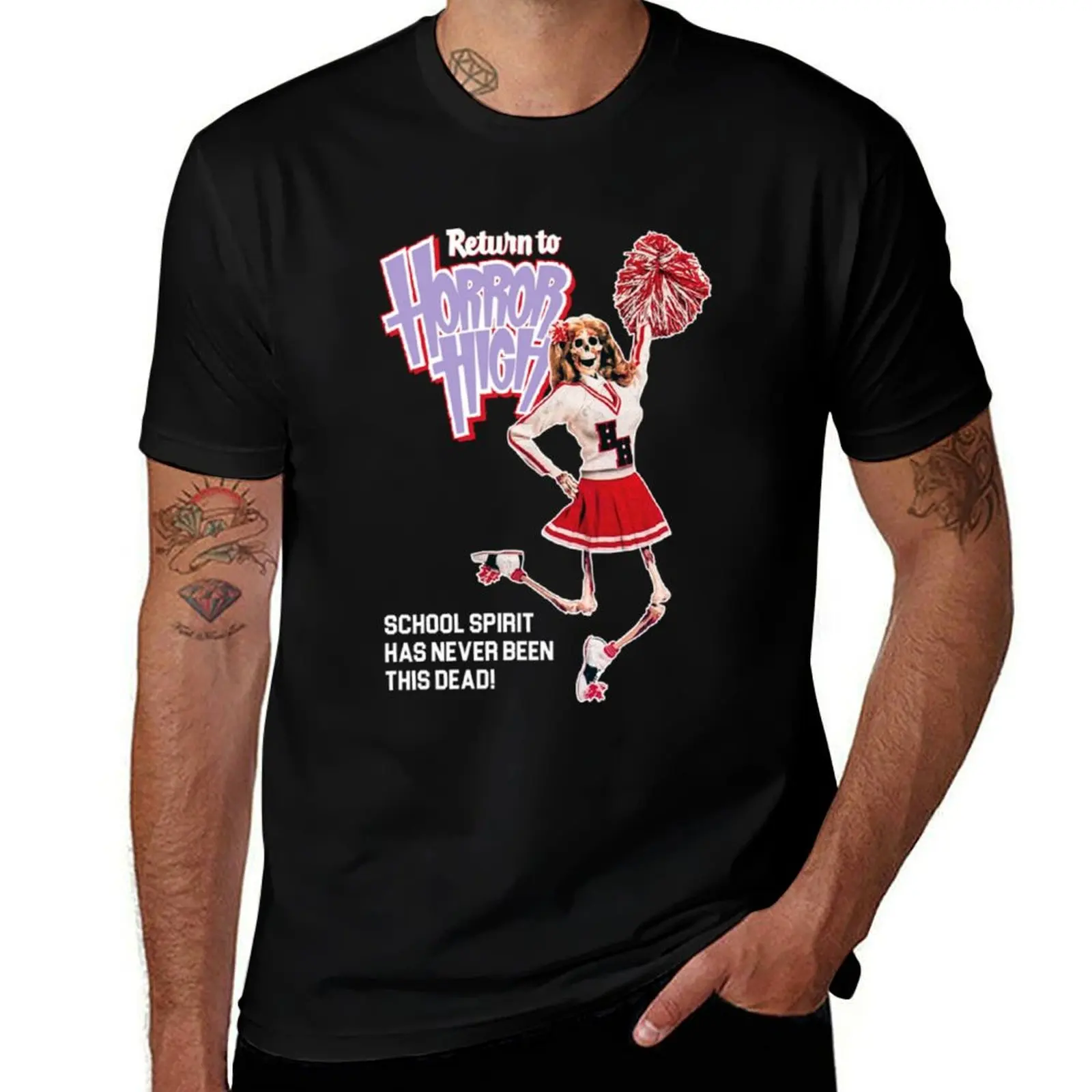 

Return to Horror High 80s Cult Classic Horror Fan Art T-Shirt men t shirt cotton 100% essential t shirt