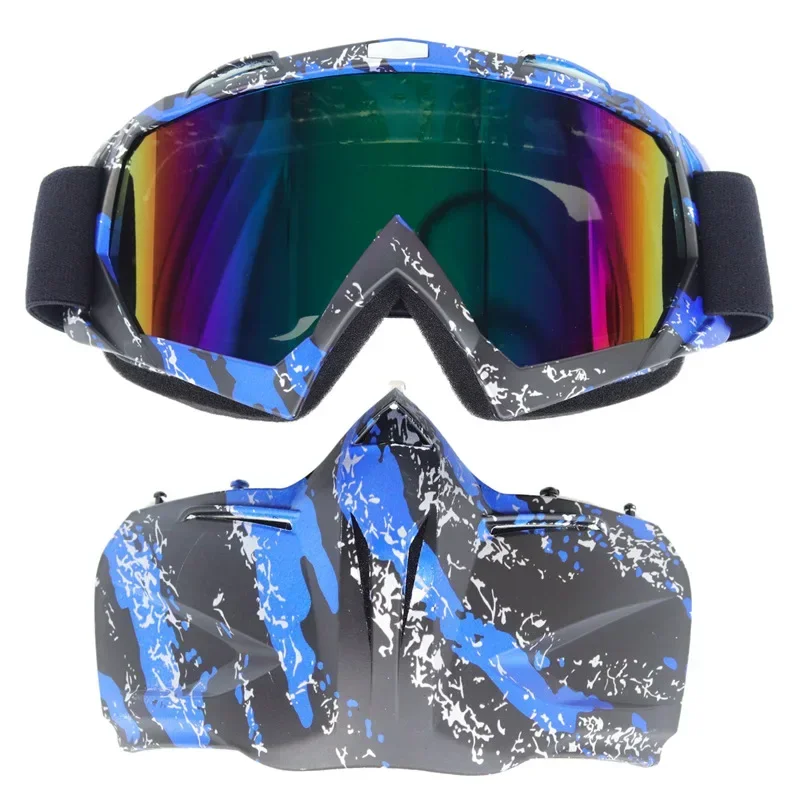 Ski Goggles Adult Motocross Glasses Removable Mask Очки Лыжные