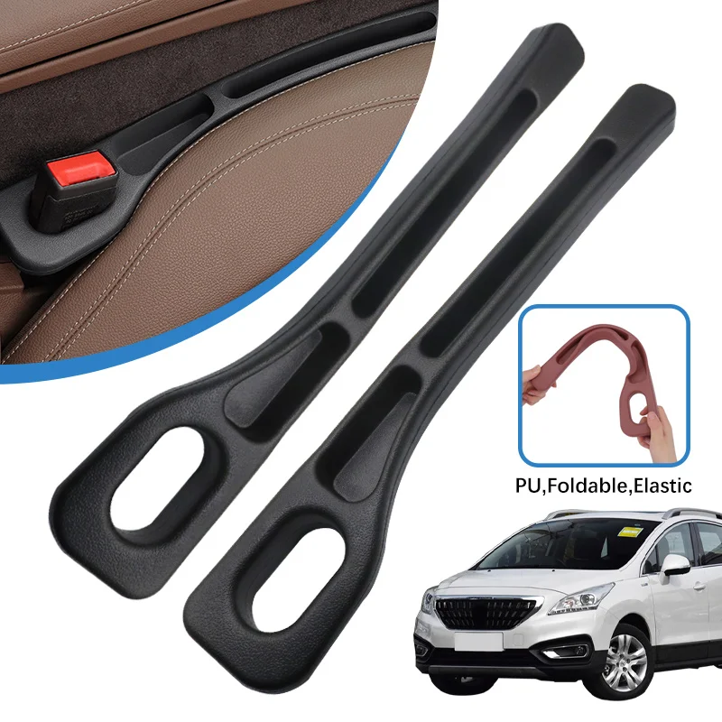 

Car Seat Gap Filler Side Seam Plug Strip Leak-proof Filling Strip For peugeot 3008 Car Decoration Accessories